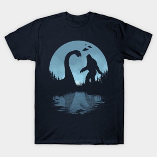 Bigfoot Loch Ness Monster Ufos T-Shirt